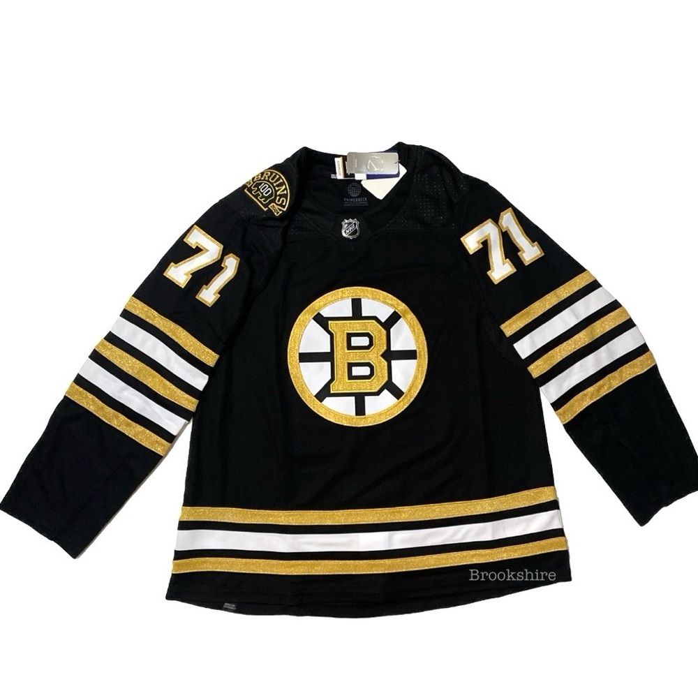 Adidas Boston Bruins Jersey Taylor Hall 100th Anniversary IM8282 Szs 54, 56, 60